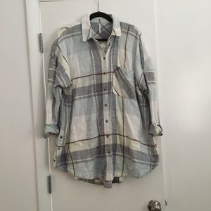 free people oversized flannel